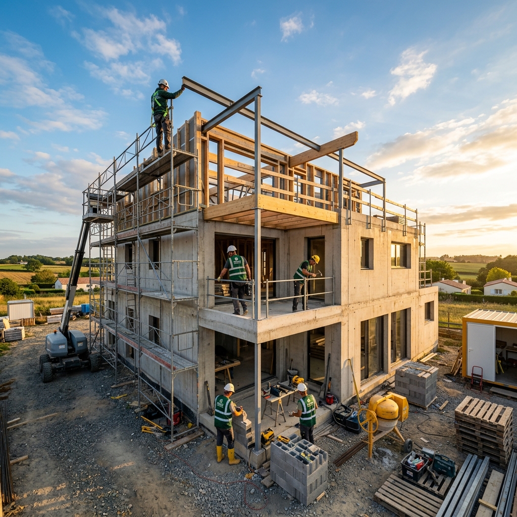 Chantier de construction Caza